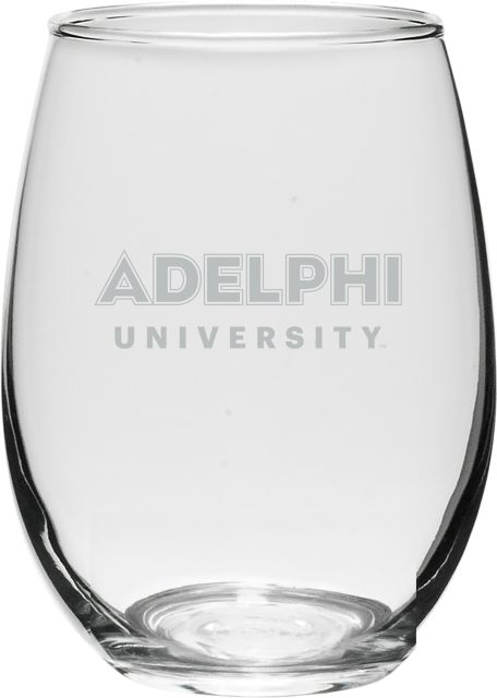 Adelphi University 21 oz. Wine Glass