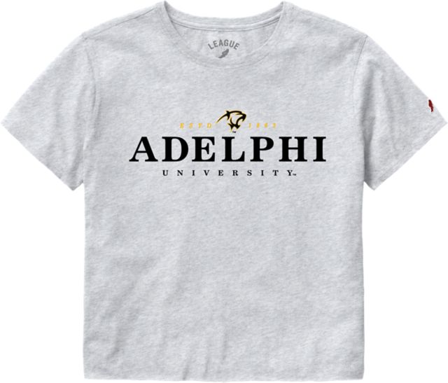 Adelphi University Panthers Women's Crop Short Sleeve T-Shirt