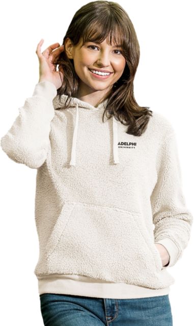 Adelphi University Panthers Women's Sherpa Hooded Sweatshirt