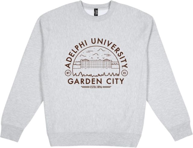 Adelphi University Premium Heavyweight Pullover Fleece Crewneck - ONLINE ONLY