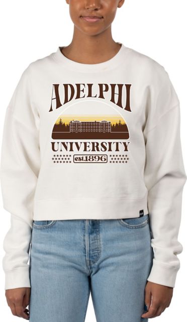 Adelphi University Women's Cropped Crewneck