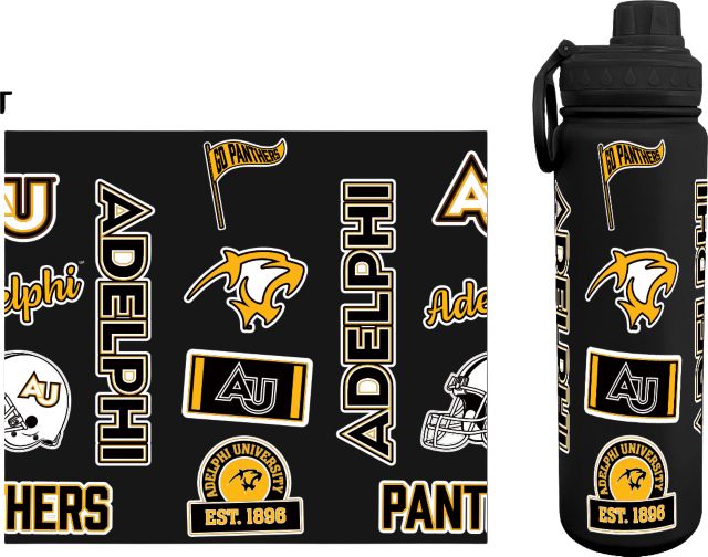 Adelphi University 24 oz. Stainless Steel Bottle