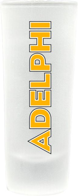 Adelphi University Frosted Collector's Glass