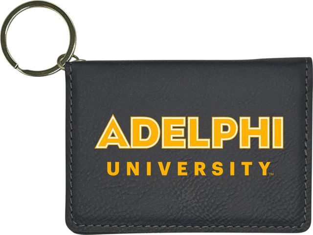 Adelphi University Leather ID Holder