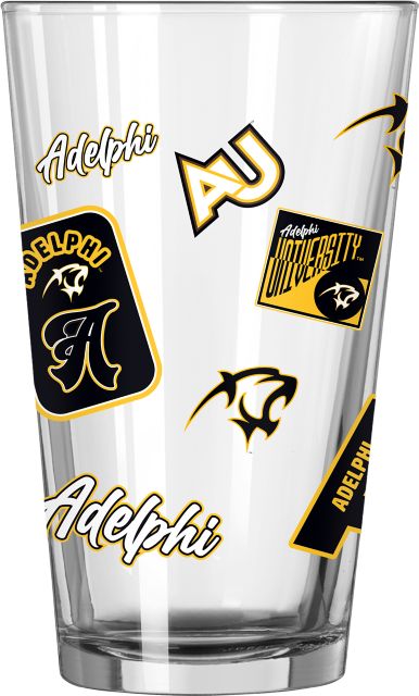 Adelphi University 16 oz. Pint Glass