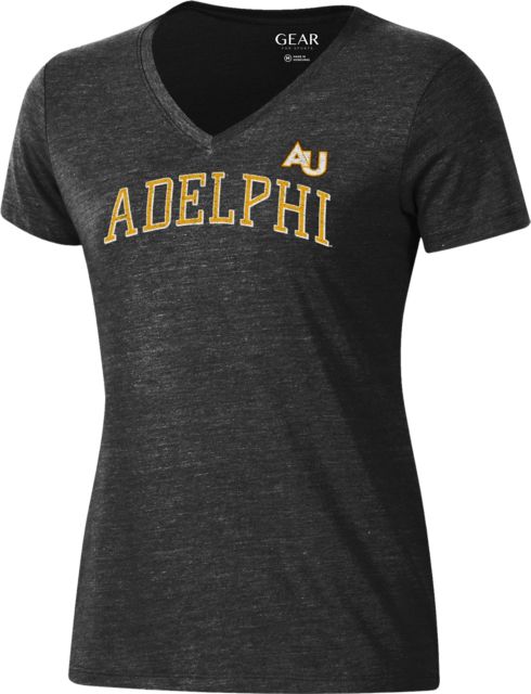 Adelphi University Women's Short Sleeve V-Neck T-Shirt