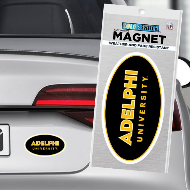 Adelphi University 4x4 Magnet
