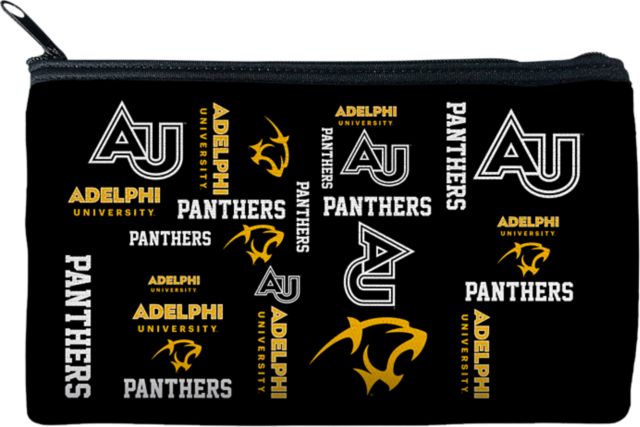 Adelphi University Panthers Neoprene Zipper Pouch