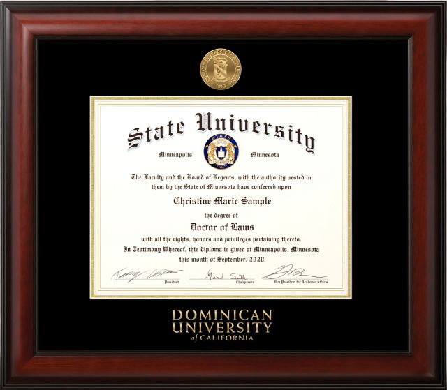 Dominican University of California 11x8.5 Diploma Frame