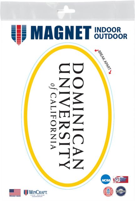 Dominican University of California Penguins 4" x 4" Magnet