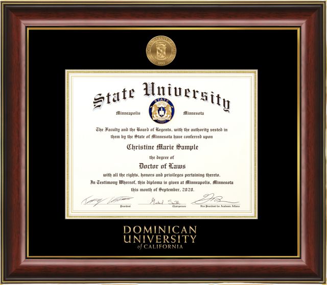 Dominican University of California 11x8.5 Diploma Frame