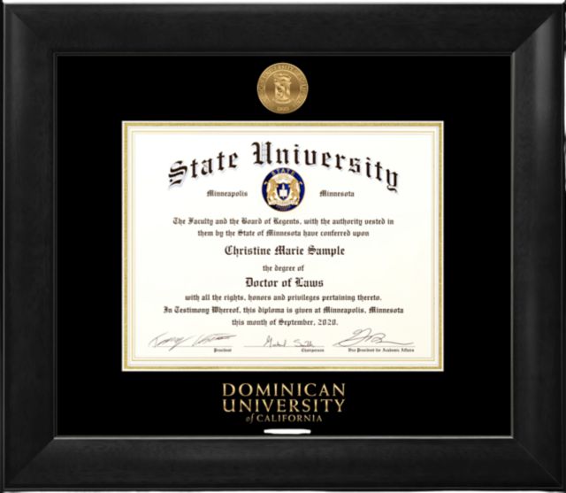 Dominican University of California 11x8.5 Diploma Frame