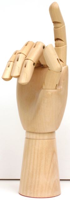 MANIKIN MALE HAND RIGHT