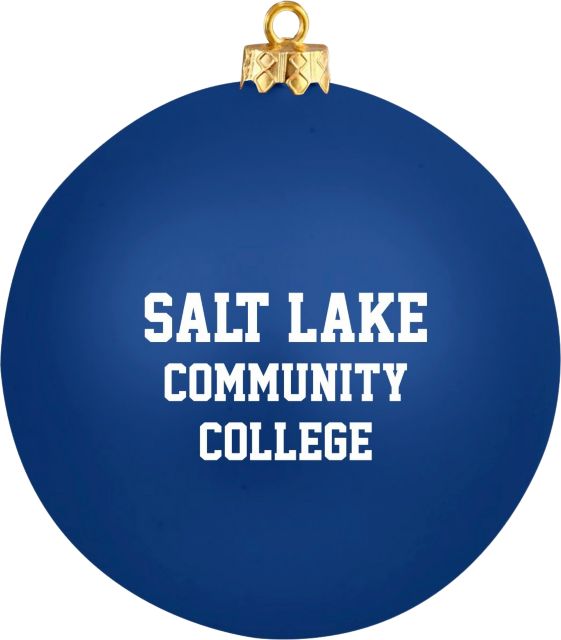 Salt Lake Community College Round Shatterproof Ornament