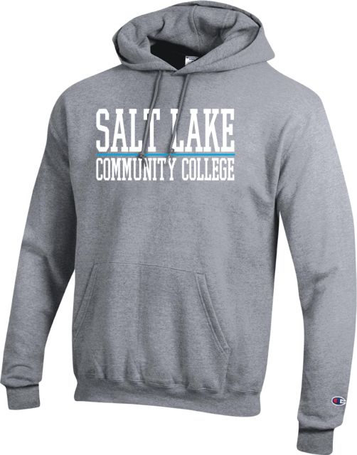 Salt Lake Community Champion Fleece Hoodie Salt Lake Community College Stacked
