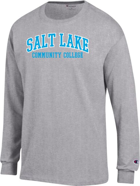 Salt Lake Community Champion Oxford Long Sleeve T Shirt Arched Salt Lake CC