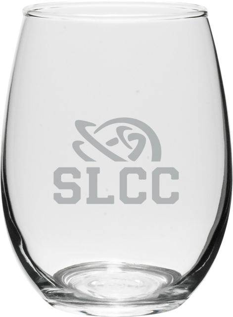 Salt Lake Community College 15 oz. Stemless Wine Glass