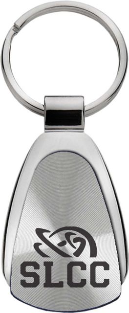 Salt Lake Community College Teardrop Keychain