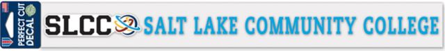 Salt Lake Community College 3 x 10 Perfect Cut Decal