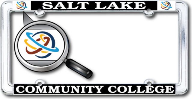 Salt Lake Community College Thin Dome License Plate Frame