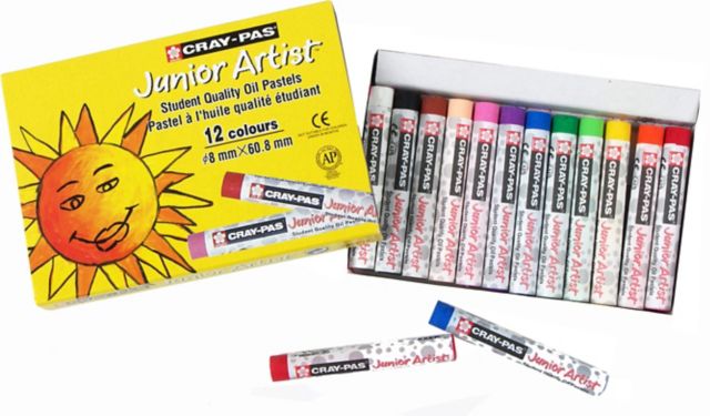 CRAY PAS JUNIOR ARTIST-16 PACK ASSORTED COLORS