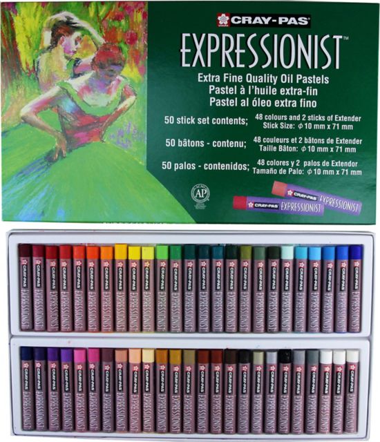 CRAY PAS EXPRESSIONIST SET 50 ASSORTED COLORS