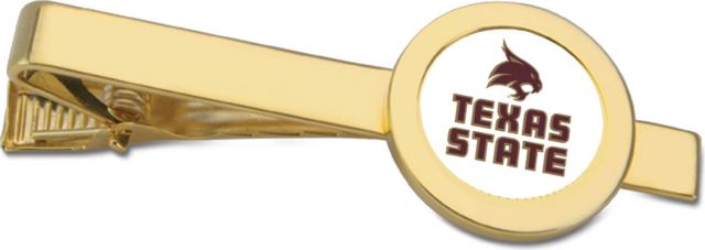CSI Gold Tie Bar With Colored Medallian - ONLINE ONLY