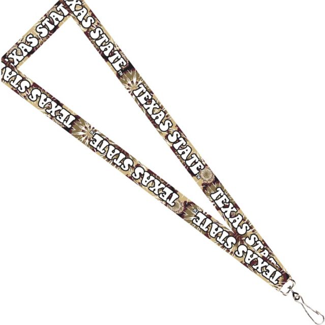 Texas State University Sublimated 3/4'' Lanyard