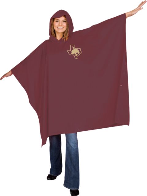 Texas State University Bobcats Rain Poncho