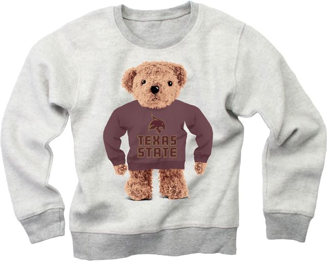 Texas State University Toddler Teddybear Crewneck