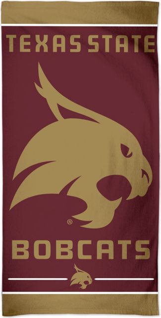 Texas State University 30''X60'' Beach Towel  - ONLINE ONLY