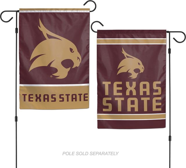 Texas State University 12''X18'' 2-Sided Garden Flag  - ONLINE ONLY