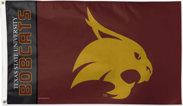 Texas State University 3'X5' Deluxe Flag  - ONLINE ONLY