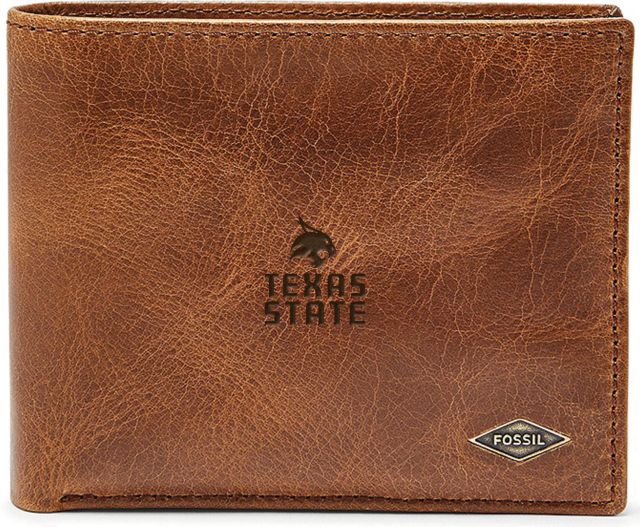 Fossil Leather Ryan RFID Passcase - Dark Brown - ONLINE ONLY