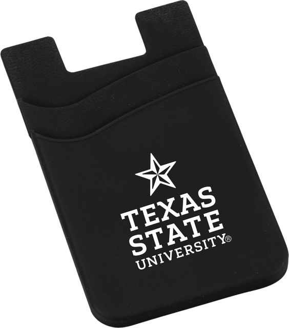 Texas State University Silicone Card Wallet
