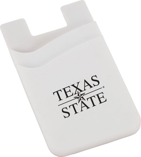 Texas State University Silicone Card Wallet