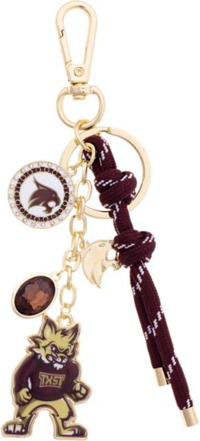Texas State University Cluster Bag Charm