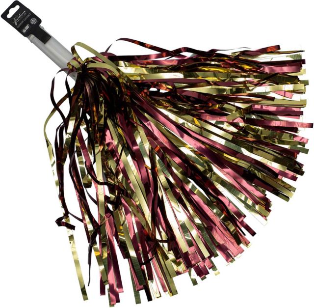 Texas State University Short Stick Shimmer Pom