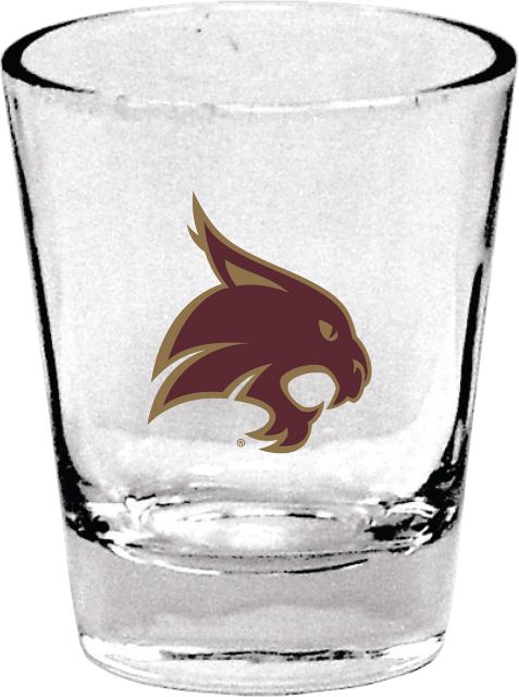 Texas State University Bobcats 1.5 oz. Collector's Glass