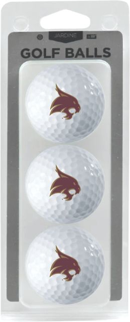 Texas State University 3 Pack Golf Balls