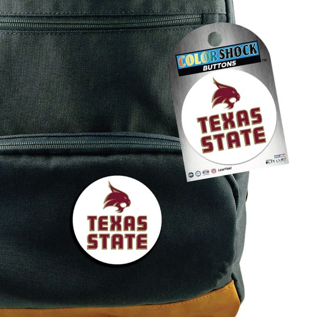 Texas State University 3'' Button