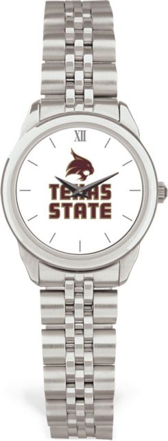 CSI Women's Silver Rolled Link Watch (Gift Boxed)  With Colored Medallion - ONLINE ONLY