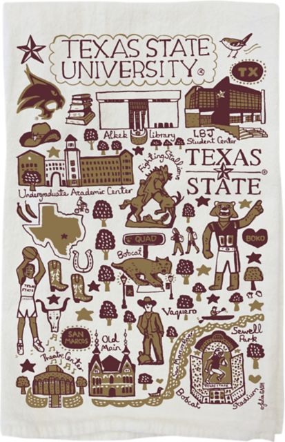 Texas State University Kitchen Towel