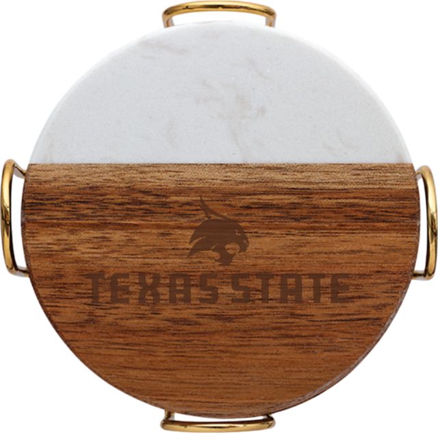 Texas State University Coaster Set