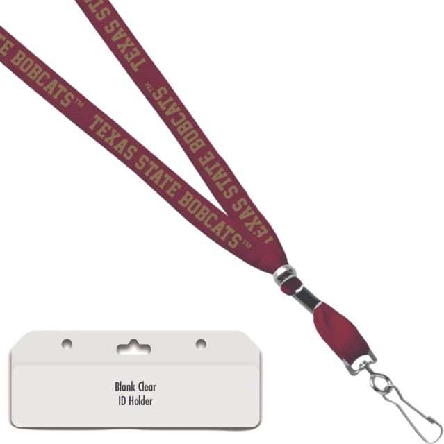 Texas State University Card Dispenser Lanyard