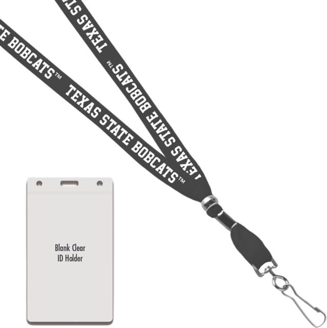 Texas State University Card Dispenser Lanyard