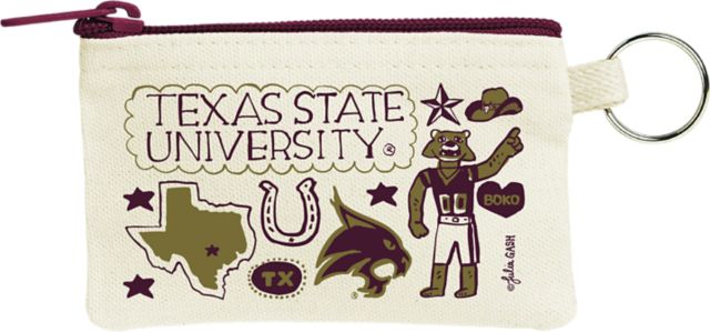 Texas State University Julia Gash Coin Pouch