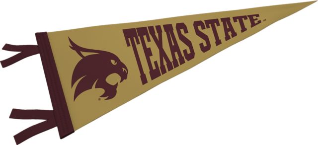 Texas State University Bobcats 12'' x 30'' Pennant