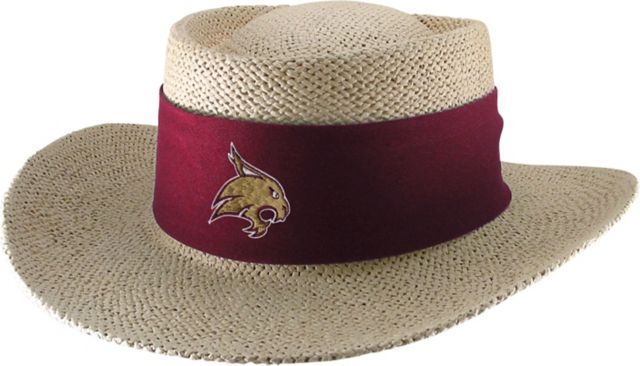 Texas State University Tournament Straw Hat