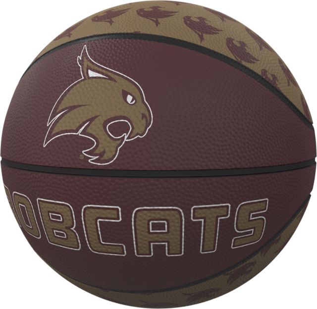 Texas State University Mini Rubber Basketball